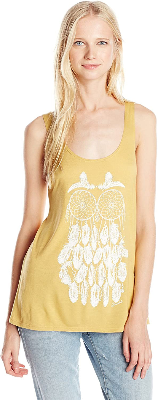 O'Neill Juniors' Dream Owl-Graphic Tank Top