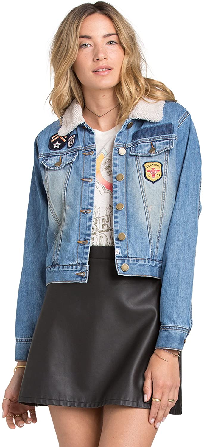 Billabong Juniors Patched Love Denim Jacket