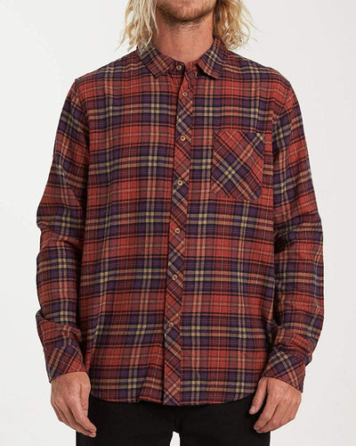 Billabong Men's Freemont Long Sleeve Flannel Shirt