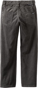 Rip Curl Boy's Horizon Corduroy Pants, Charcoal - Indi Surf