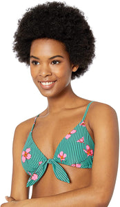 Billabong Women's Seain Green Tide Triangle Bikini Top