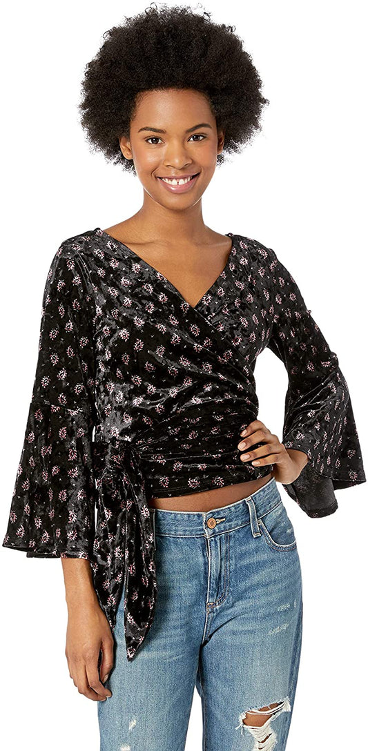 Billabong Women's Embrace It Crushed Velvet Top