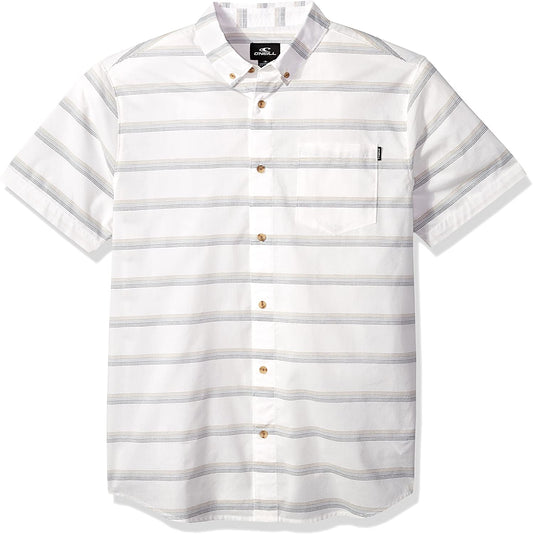 O'Neill Men's Pickett Short Sleeve Woven Button Down Shirt