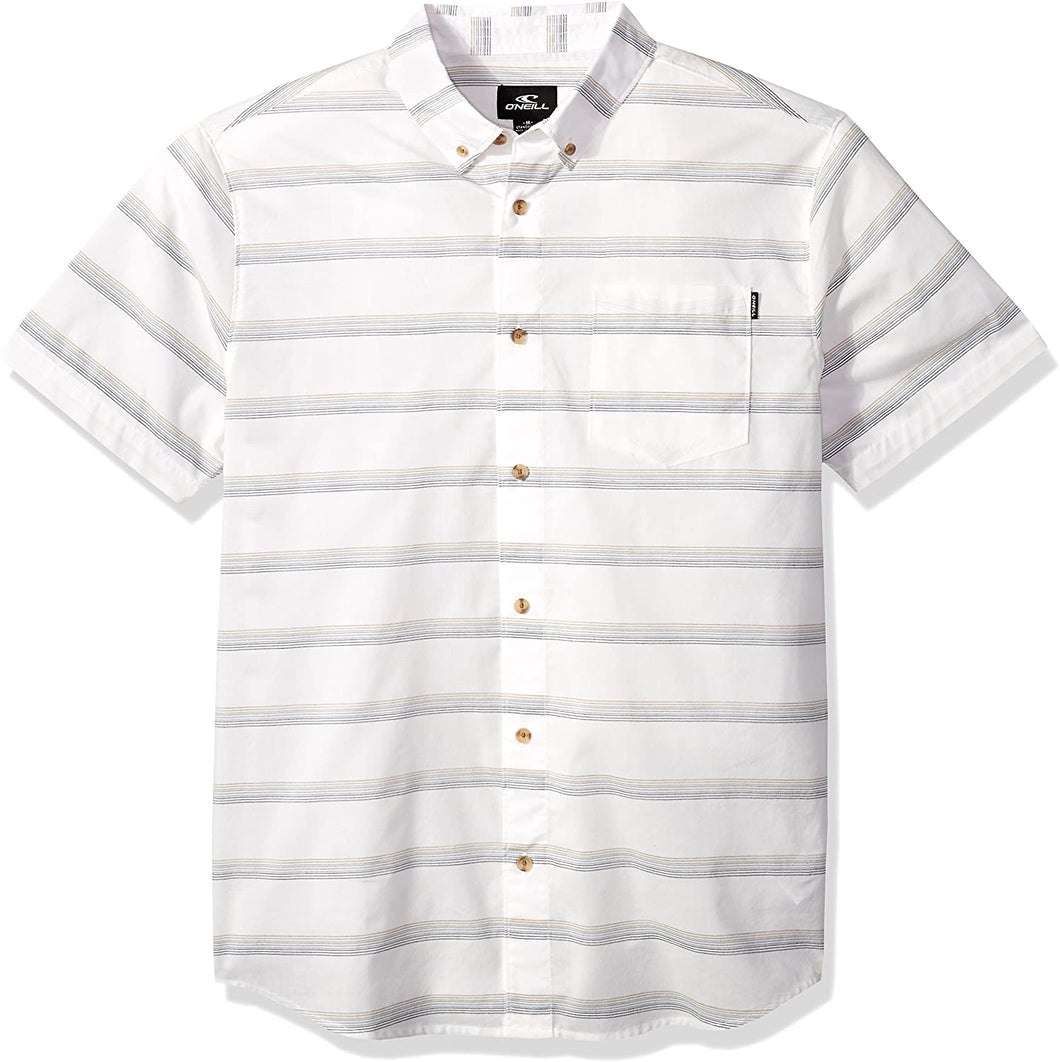 O'Neill Men's Pickett Short Sleeve Woven Button Down Shirt