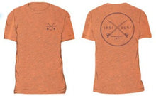 Load image into Gallery viewer, Indi Surf Boys Signature Short Sleeve T-Shirt - Heather Orange w/Blue Logo - Indi Surf