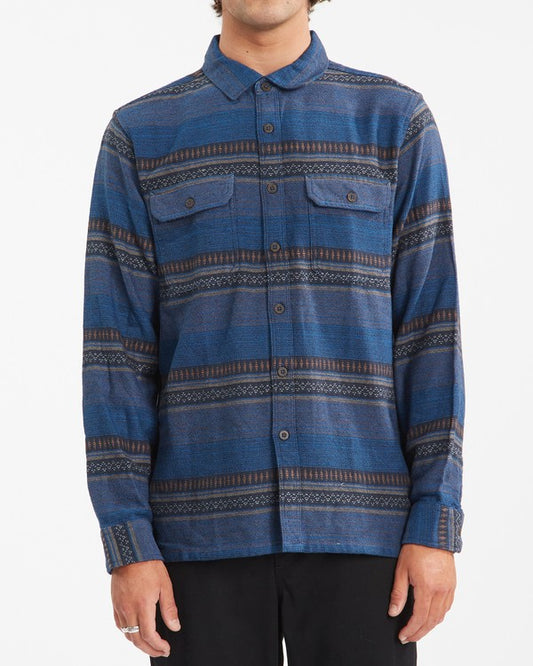 Billabong Men's Offshore Jaccquard Long Sleeve Shirt