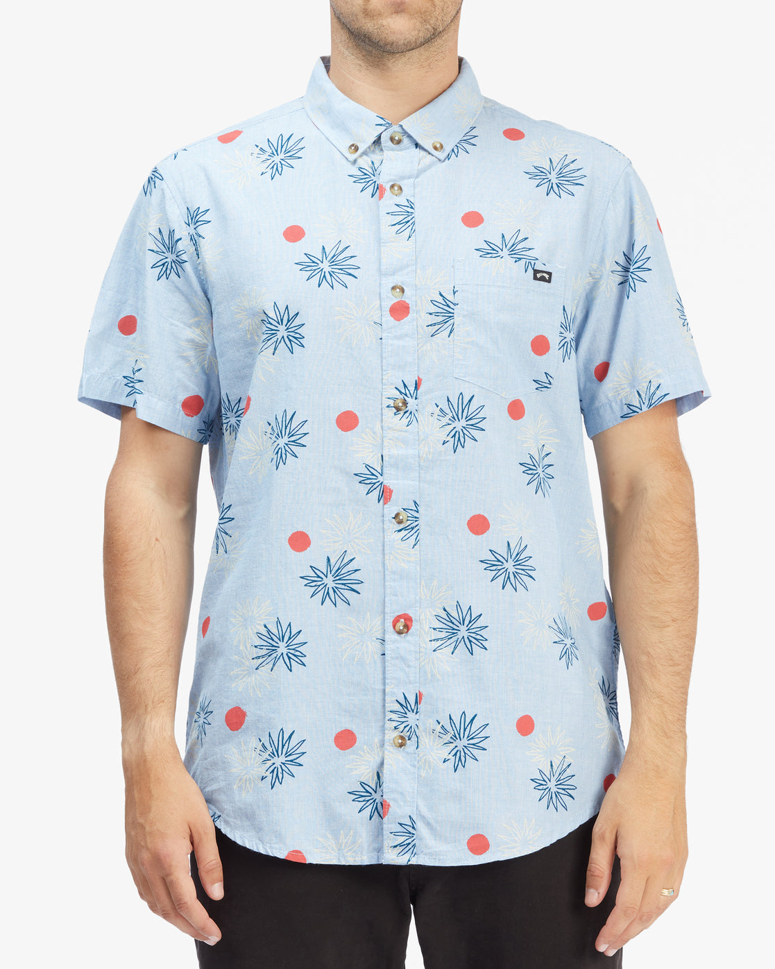 Billabong Sundays Mini Short Sleeve Button Up Shirt