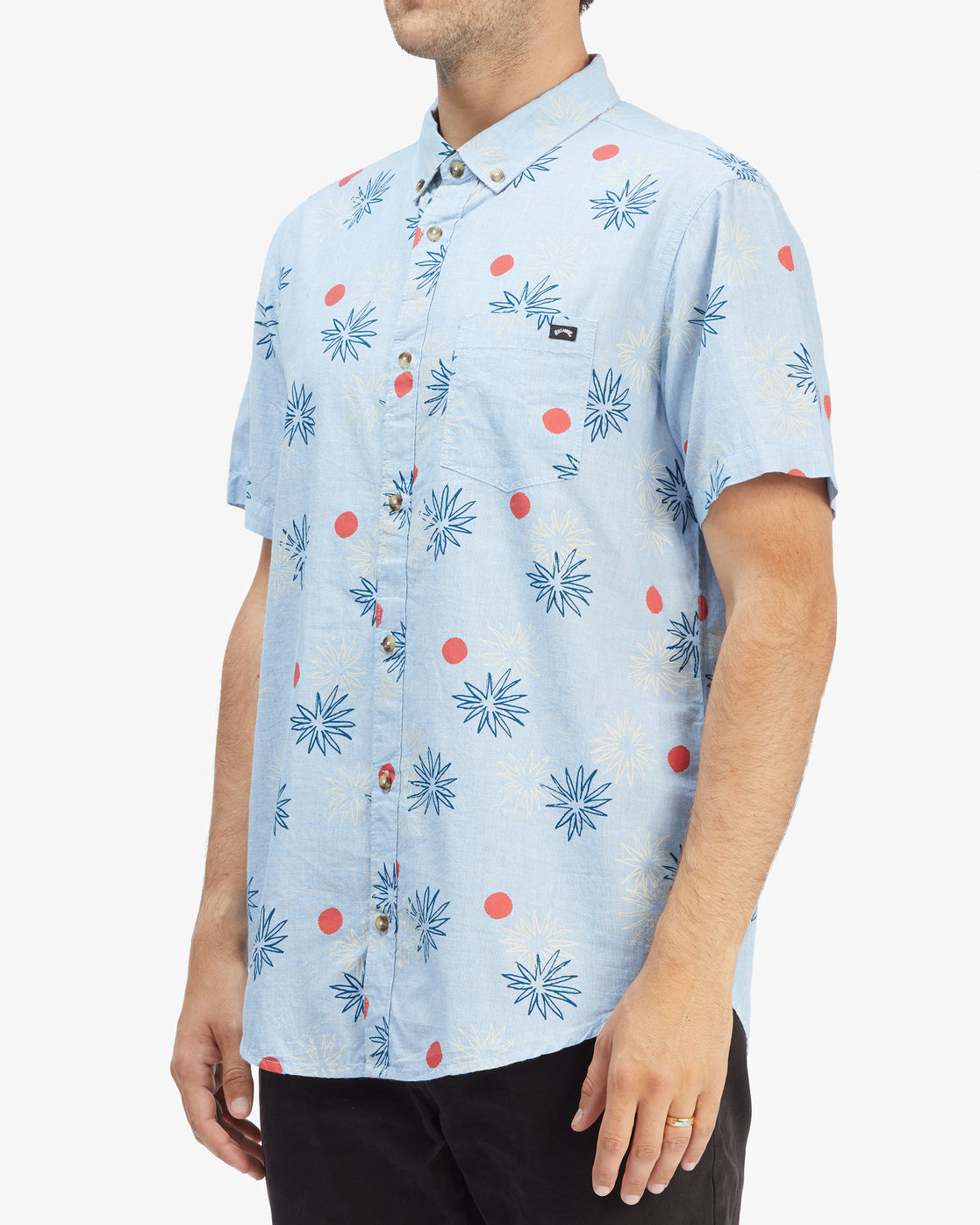 Billabong Sundays Mini Short Sleeve Button Up Shirt