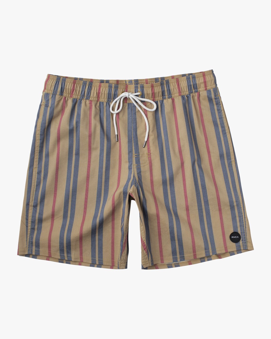 RVCA Men's Barnes Elastic Short 17" Elastic Trunks