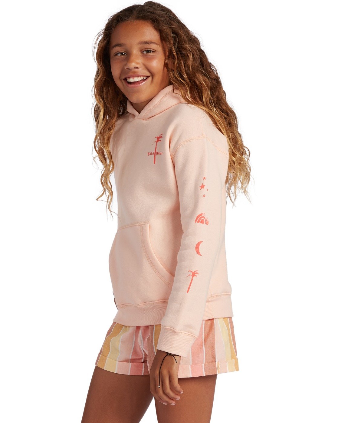 Billabong Girl's Born Sunny Pull Over Hoodie