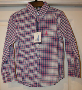 johnnie-O Boys Berner Long Sleeve Button Down Shirt