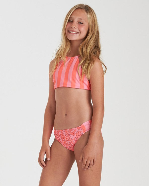 Billabong Girl's Bella Sol Hi Neck 2 Piece Bikini Set