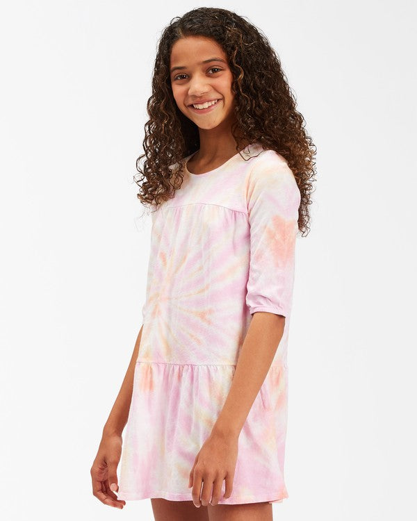 Billabong Girl's Beach Trip Tie-Dye Dress