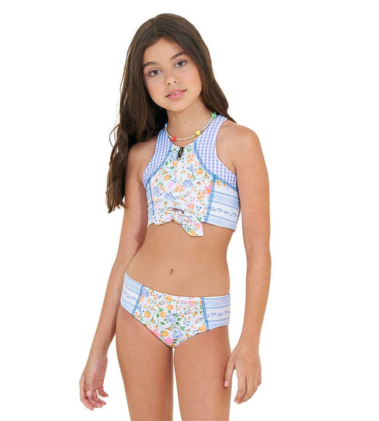 Maaji Girls' Backyard Candy 2 Piece Reversible Bikini Set