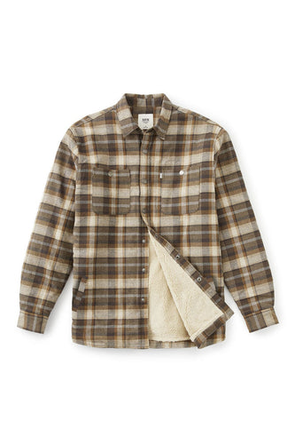 Katin Men's Harold Sherpa Lined Flannel Shirt/Jacket