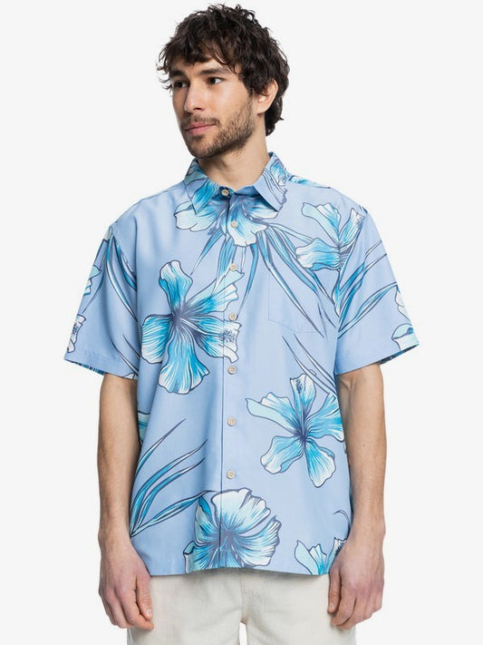 Quiksilver Waterman Men's Classy Floral Hawaiian Shirt