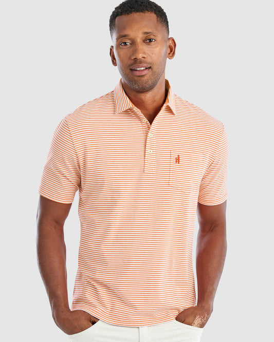 johnnie-O Men's Dante Striped Polo Shirt