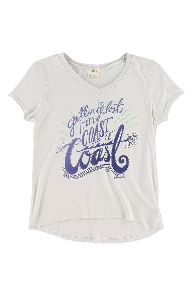 T-shirt à manches courtes Coast to Coast pour filles d'O'Neill