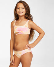 Load image into Gallery viewer, Billabong Girl&#39;s Chasing Sunshine Knotted 2 Piece Bikini Set