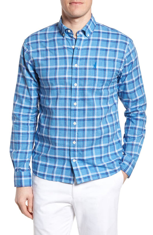 Johnnie-O Herren Davis Langarm-Button-Down-Hemd