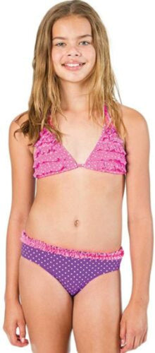 Billabong Girl's Dot Triangle 2 Piece Bikini Set