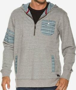 O'Neill Herren Double Up 1/4 Zip Pullover Hoodie