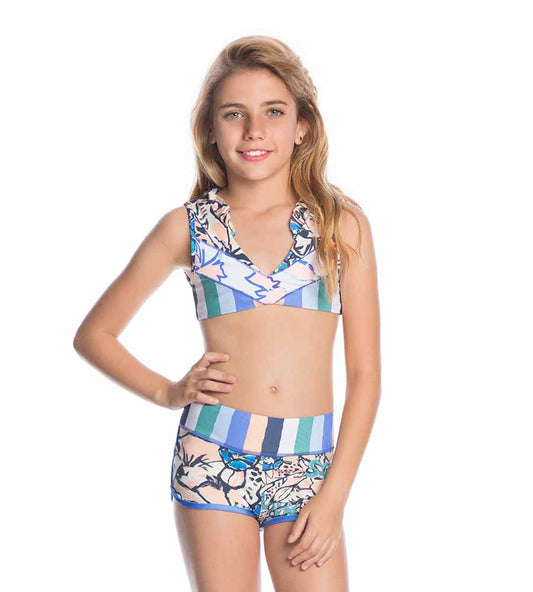 Maillot de bain short Down The River pour fille Maaji