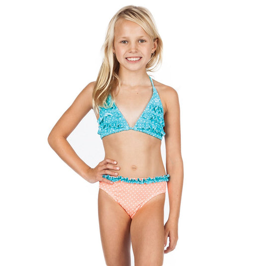 Billabong Girl's Dot Triangle 2 Piece Bikini Set