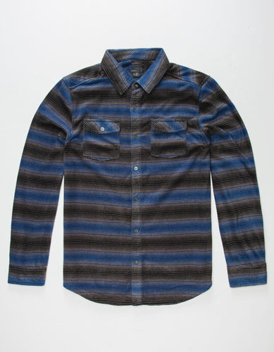 O'Neill Boy's Glacier Stripe Long Sleeve Fleece Shirt