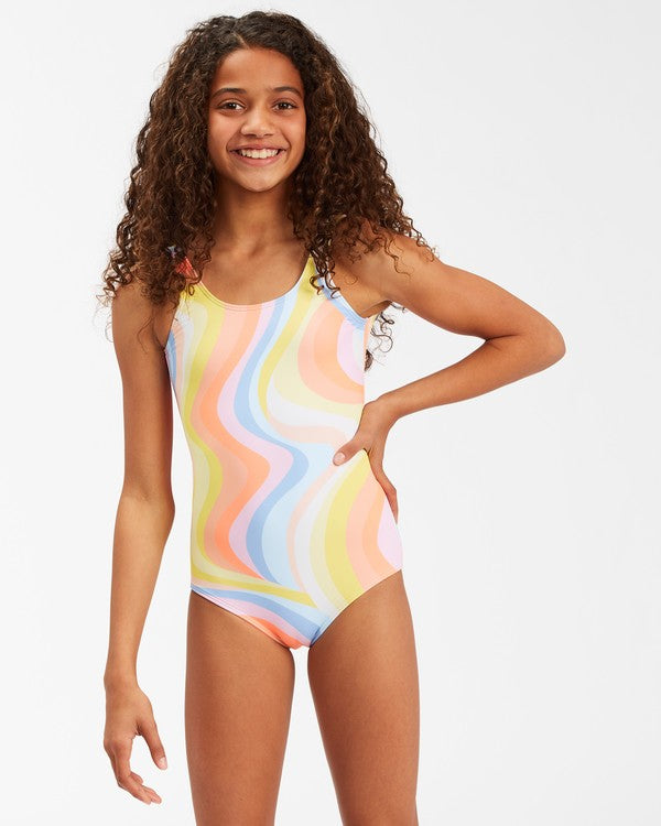 Billabong Girl's Groovy Road One Piece Swimsuit