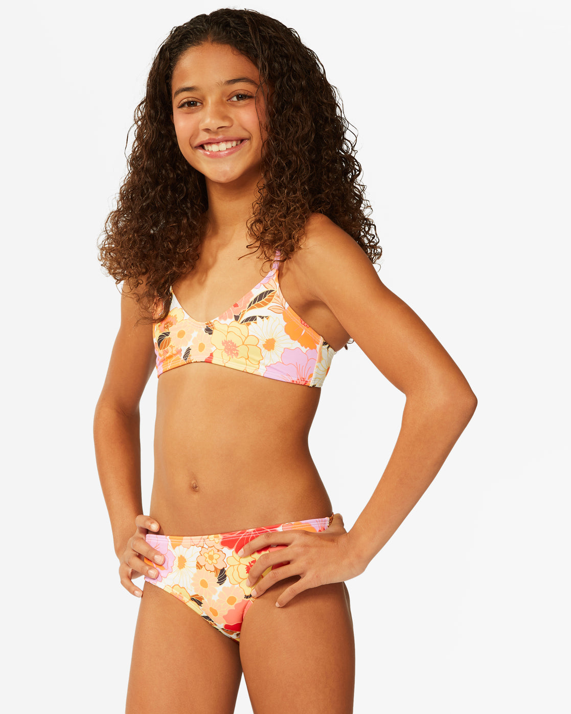 Billabong Girls' So Groovy Trilet 2 Piece Bikini Set