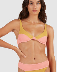 Billabong Women's Hi Life Panelled Bra Bikini Top