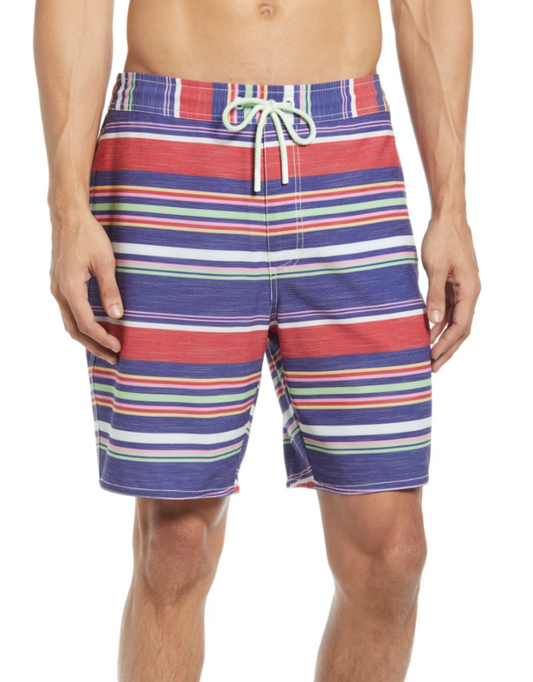 Johnnie-O Men's Bunbury Half Elastic Swim Trunks