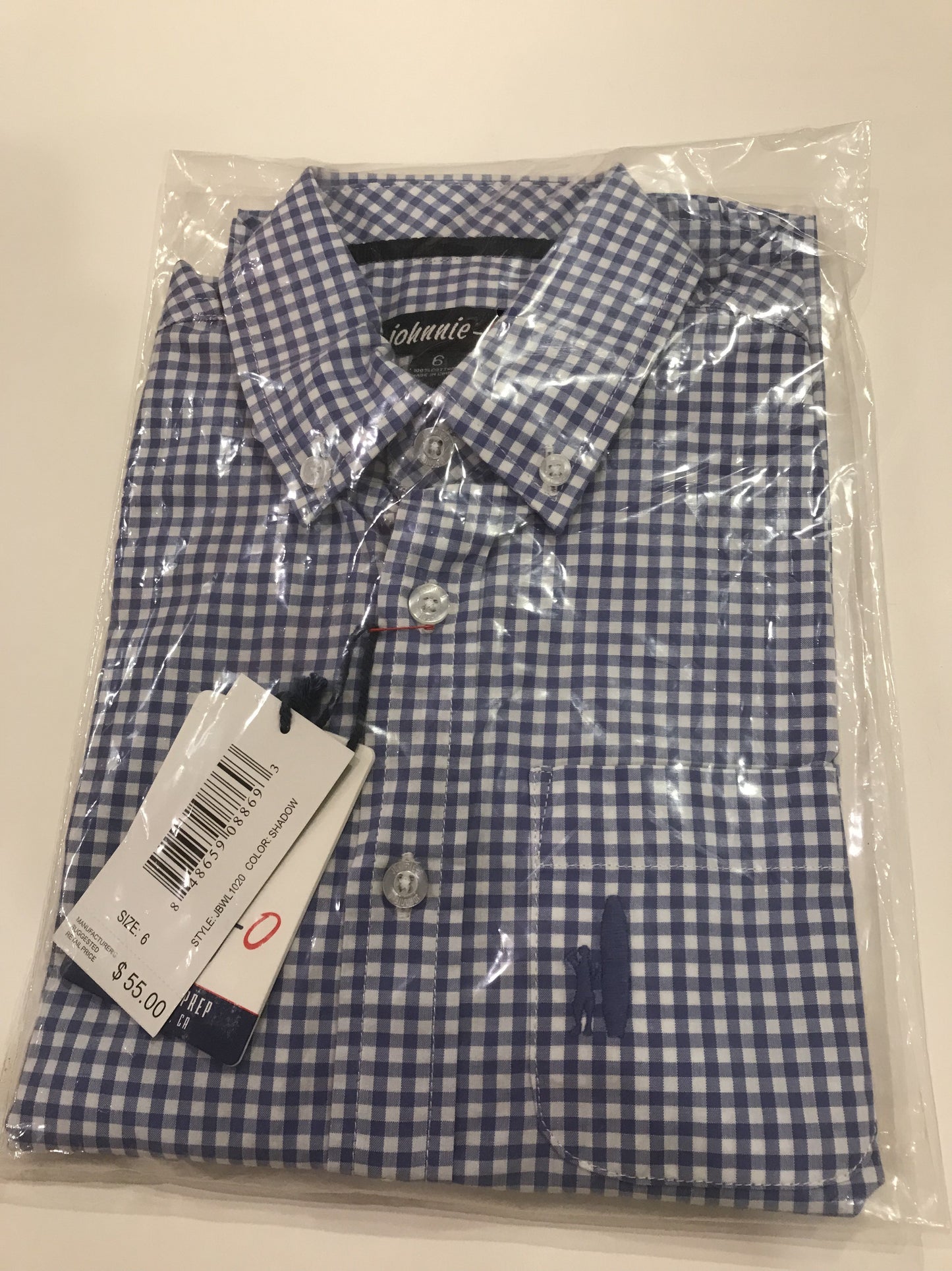 Chemise boutonnée à manches longues Berner pour garçons de Johnnie-O