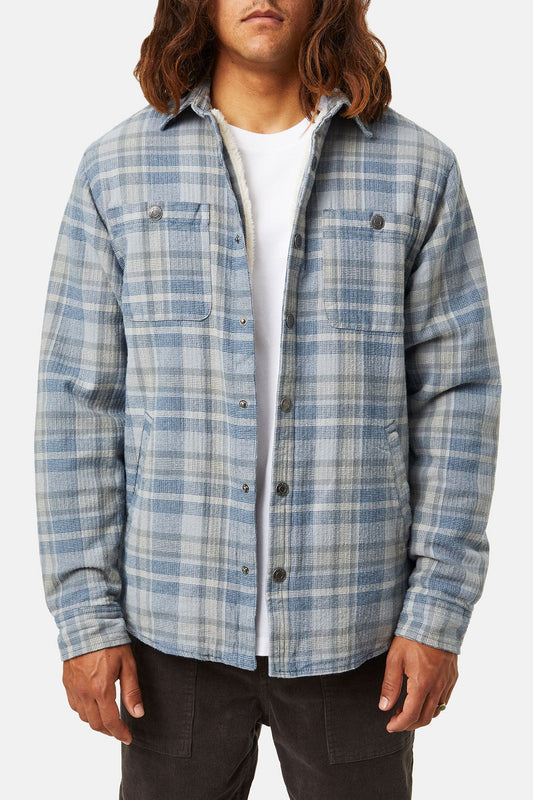 Veste chemise en flanelle doublée en sherpa Harold pour homme de Katin