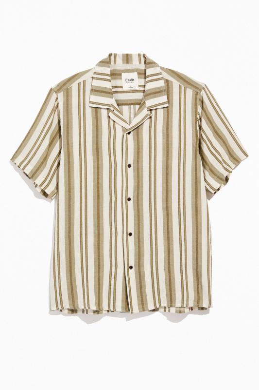 Chemise boutonnée à manches courtes Brandt pour homme de Katin