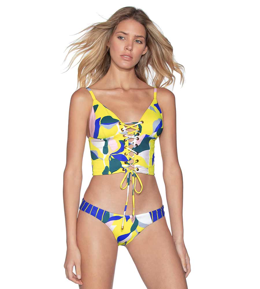 Maaji Damen-Bikinihose „Waterlily Sublime“ zum Wenden