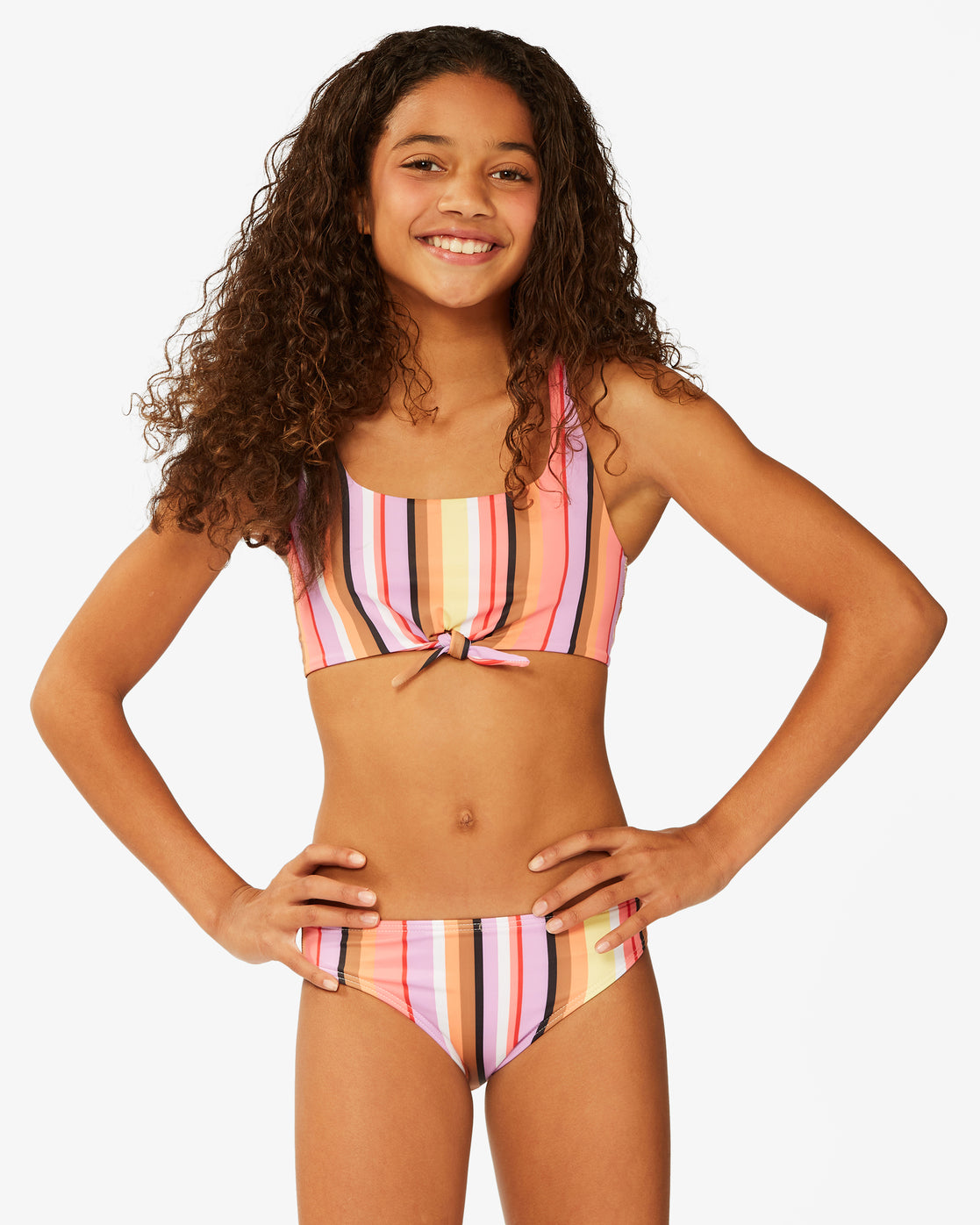 Billabong Girl's Not So Fast Knot Tank 2 Piece Bikini Set