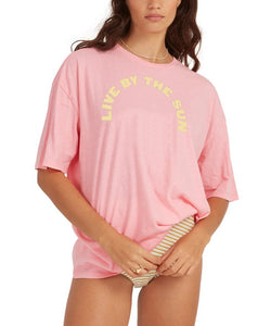 Billabong Women's Live By The Sun Boyfriend T-Shirt