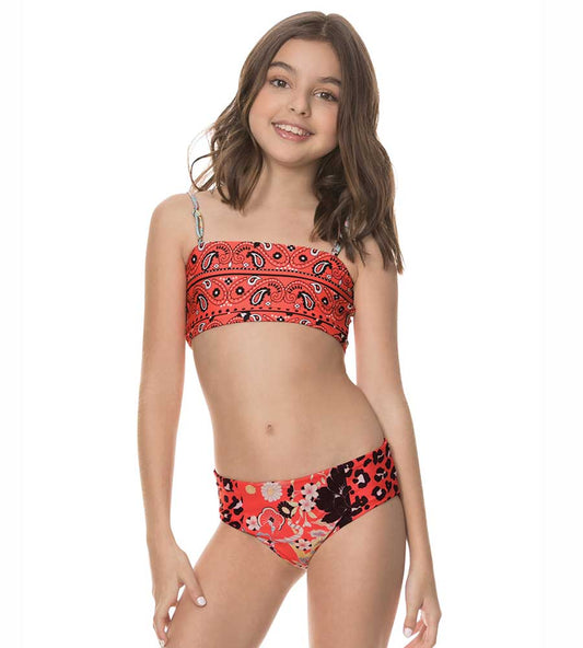 Maaji Girls' Tiana Reversible 2 Piece Bikini Set