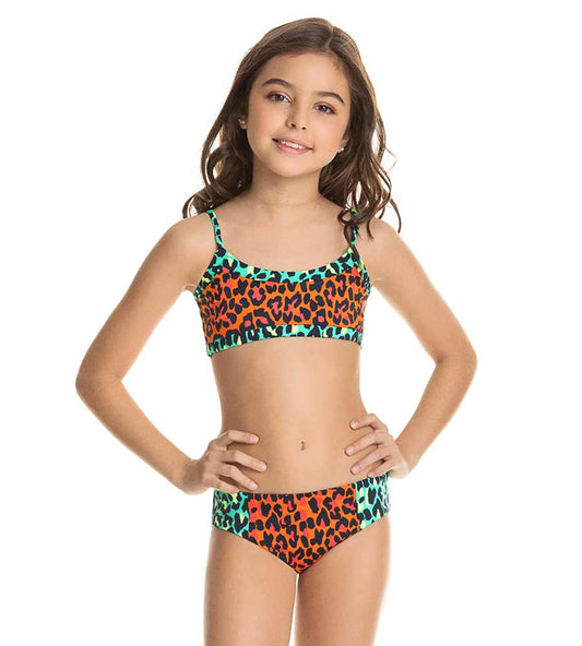 Maaji Girls' Kauai Princess 2 Piece Reversible Bikini Set