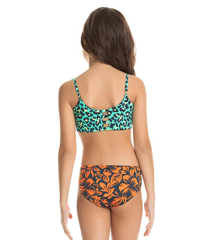 Maaji Mädchen Kauai Princess 2-teiliges Wendbares Bikini-Set