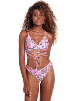 Maaji Women's Helen-Shining Dahlia Sublimity Bikini Bottom **CLEARANCE-FINAL SALE**