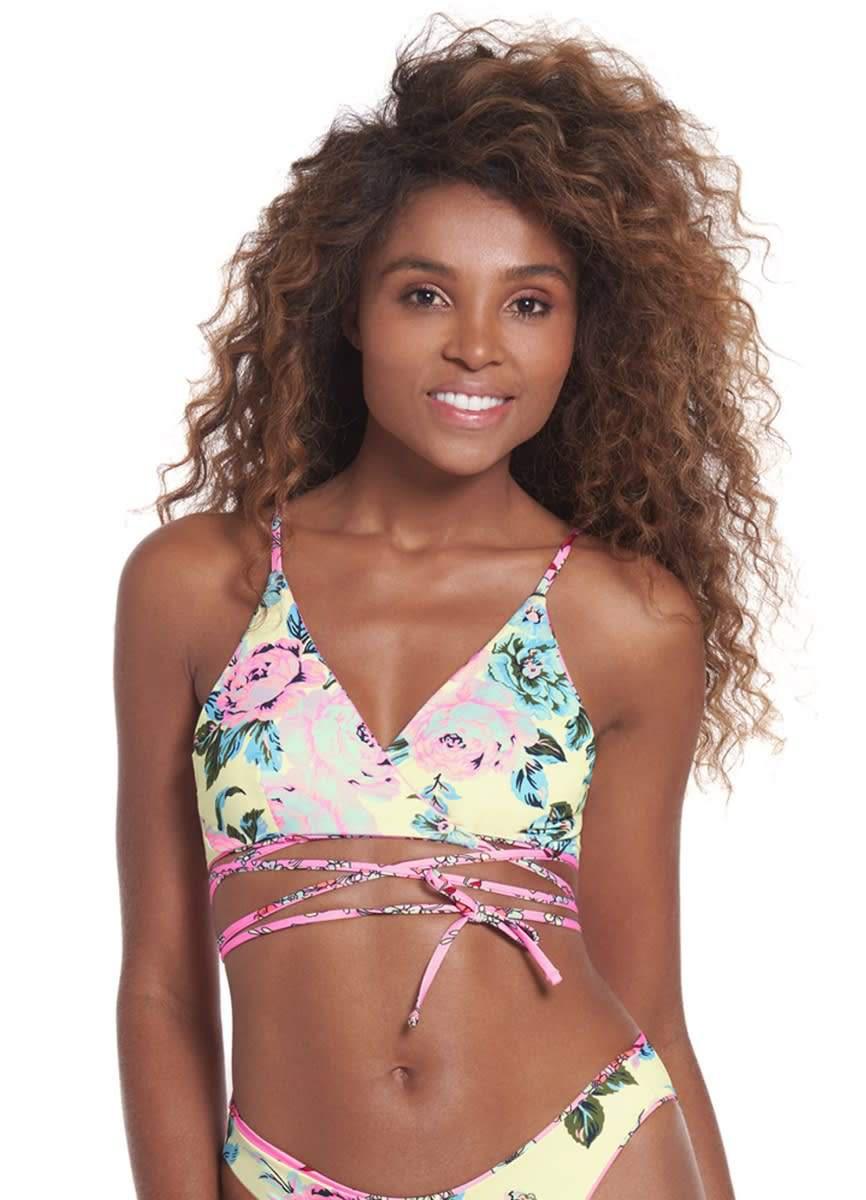 Maaji Women's Helen-Shining Dahlia Sublimity Bikini Top **CLEARANCE-FINAL SALE**