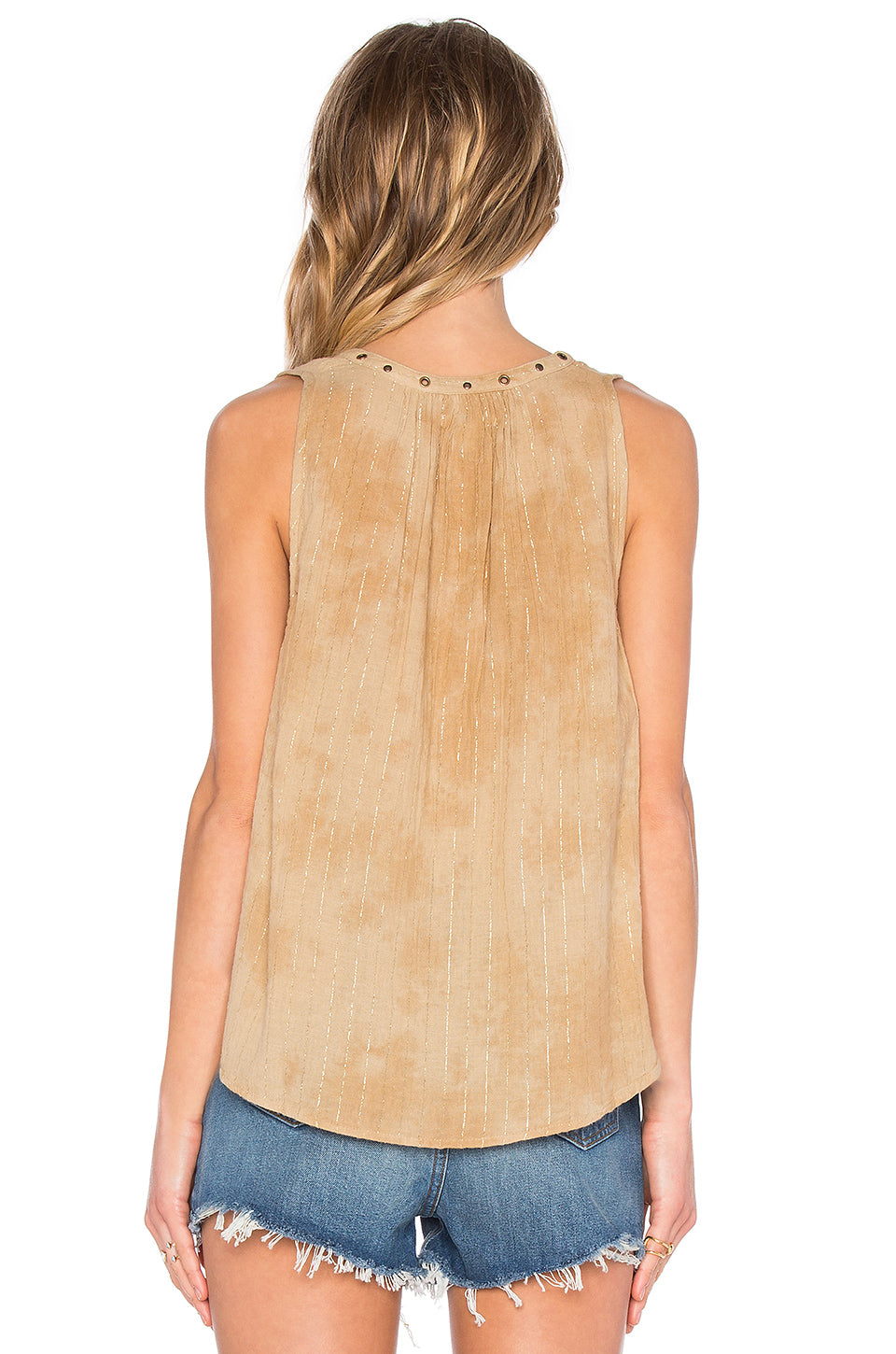 Amuse Society Womens Marielle Henley Top