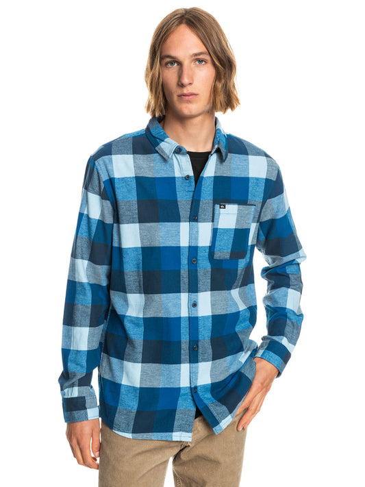 Quiksilver Herren Motherfly Langarm-Flanellhemd