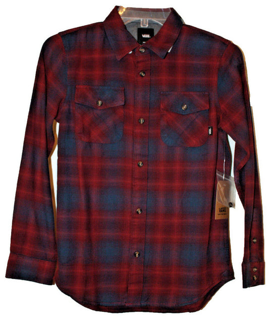 Vans Boys Monterey II Long Sleeve Flannel Shirt