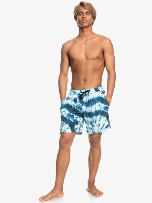 Quiksilver Men's Mystic Session 17" Elastic Swim Trunks