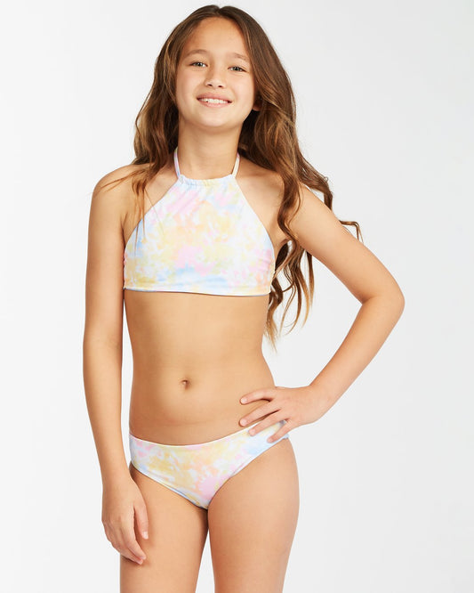 Ensemble bikini 2 pièces à col montant pour fille Billabong On A Rainbow