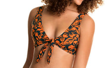 Load image into Gallery viewer, Maaji Women&#39;s Tangelove Jacinta Front Tie Bikini Top